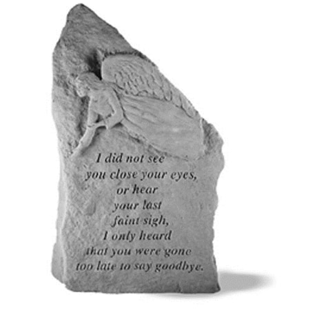 Kay Berry - Inc. I Did Not See You Close Your Eyes - Angel Memorial - 14.75 Inches x 8.5 Inches KA313374